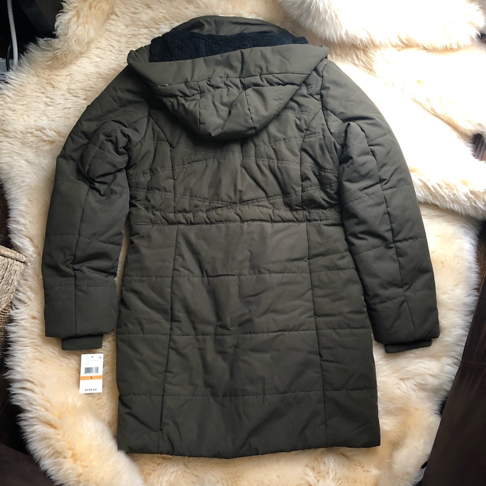 NWT Lucky Brand army green winter parka jacket - Picture 2 of 8